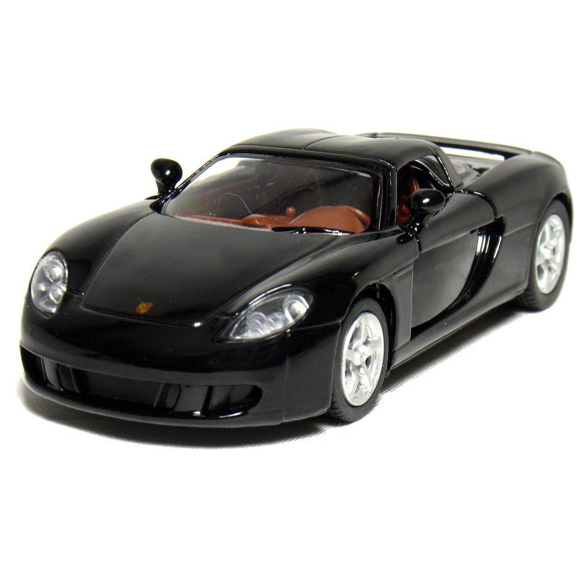 Brand New 5" Kinsmart Porsche Carrera GT Diecast Model Toy 1:36 Black