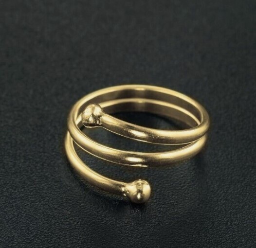 New Year GIFT FOR Women's Adjustable Dainty Charm Solid Metal Foot Toe Ring