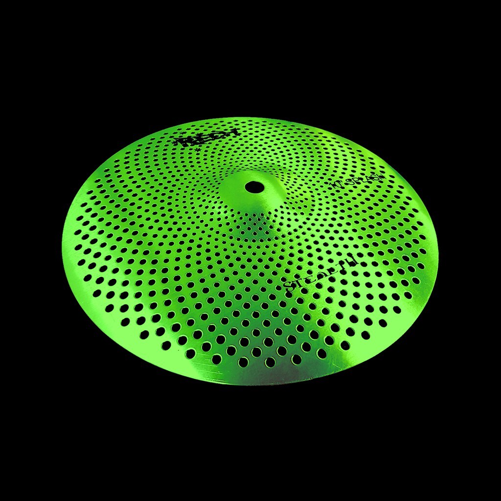 LOW VOLUME CYMBALS RECH STEALTH 10'' SPLASH CYMBAL - QUIET GREEN
