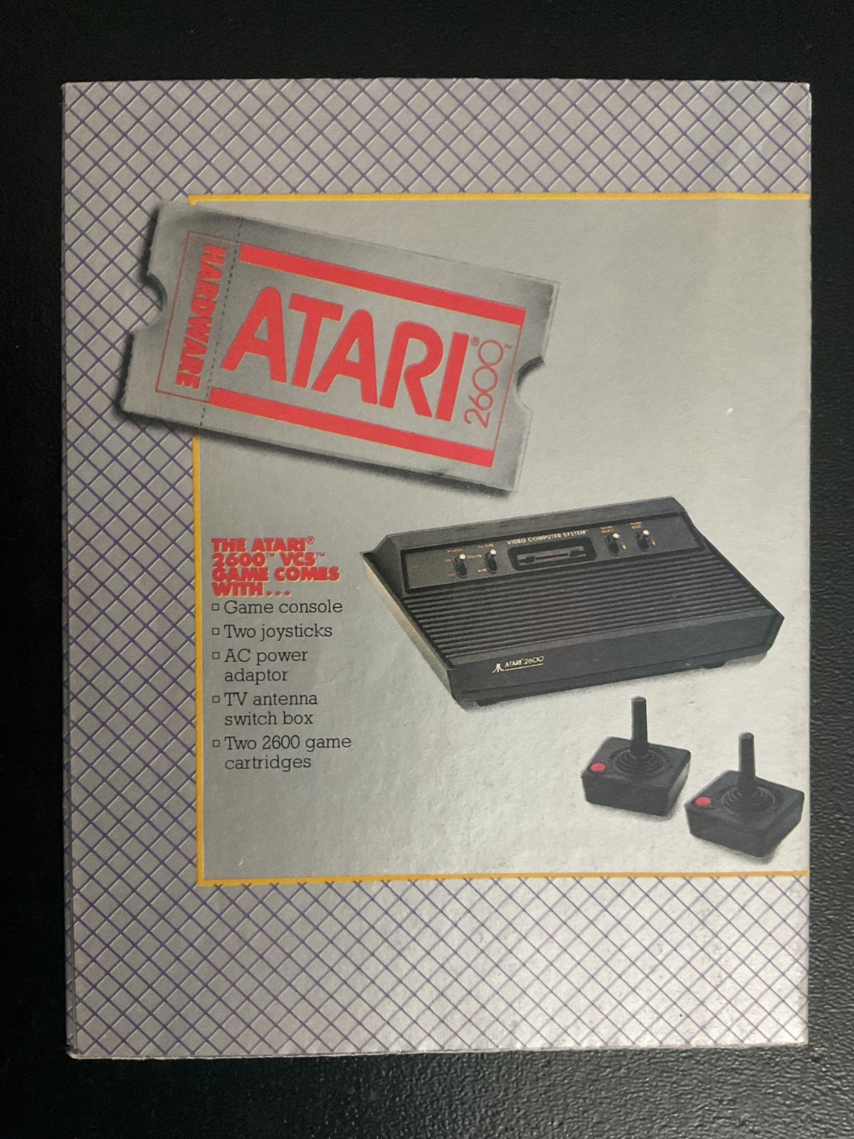 Atari Stars 1983 Game Catalog Atari 2600 Insert Poster Only