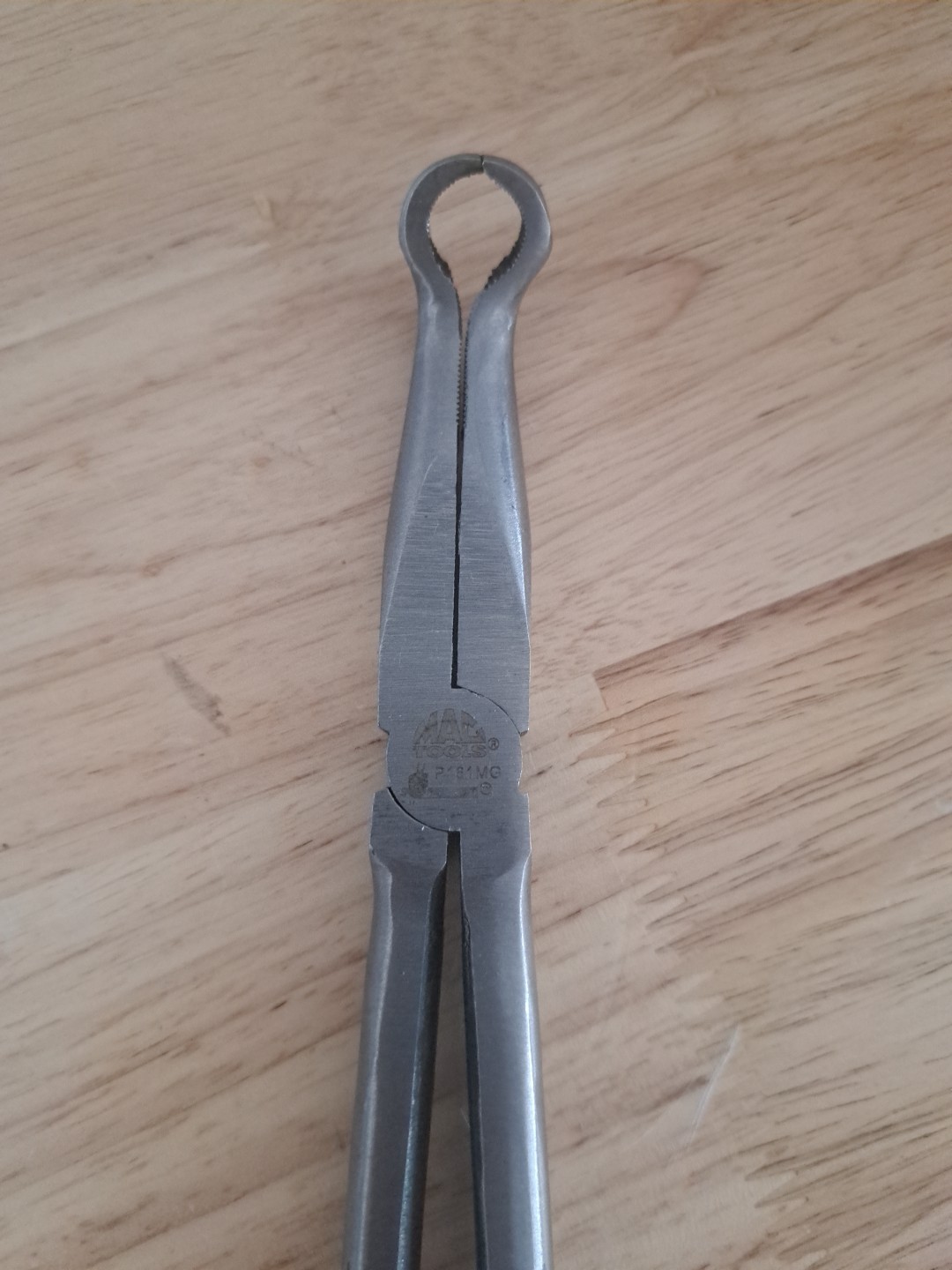 MACTOOLS PYTHON P161MG EXTRA LONG REACH GRIPPING PLIERS 16" L MEDIUM 70° BEND