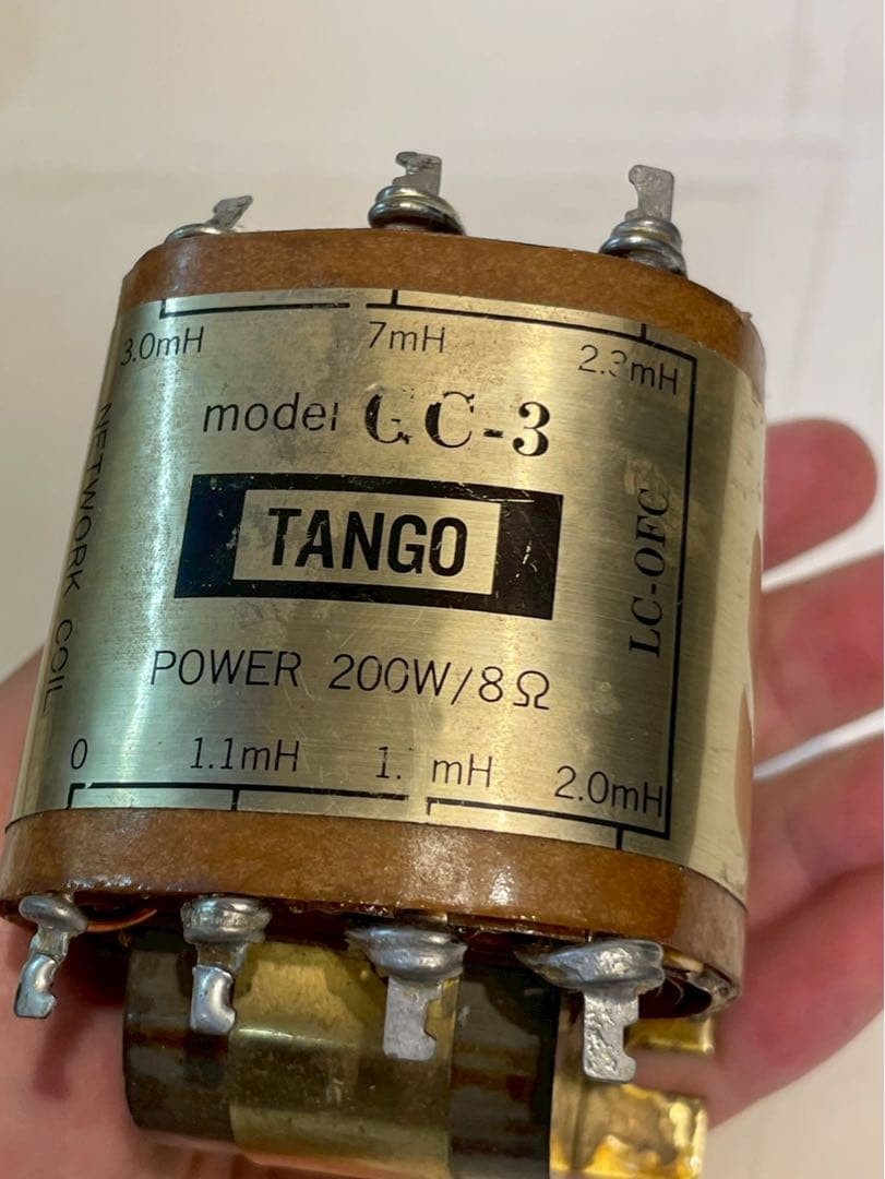 Tango LC-3 Network Coil Cut-core Audio 200W 8Ω LC-OFC Gold
