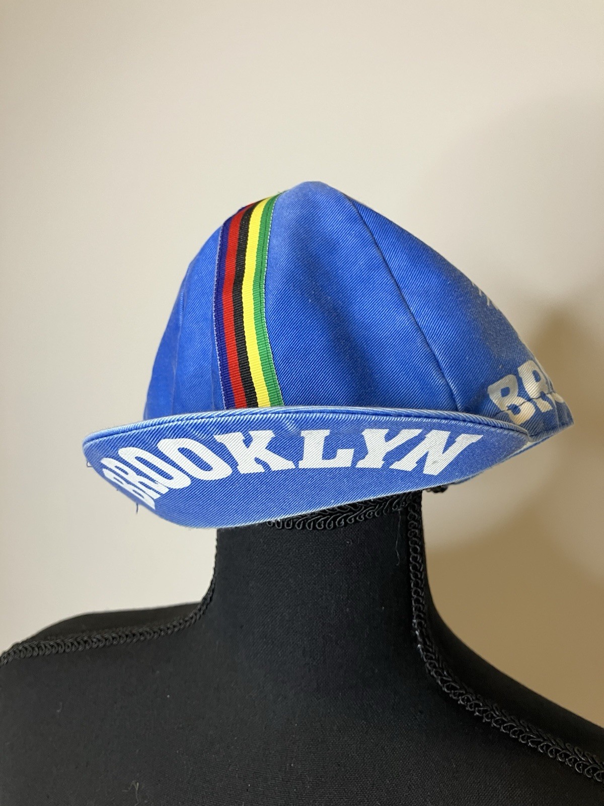 Blue Brooklyn Bike Cap