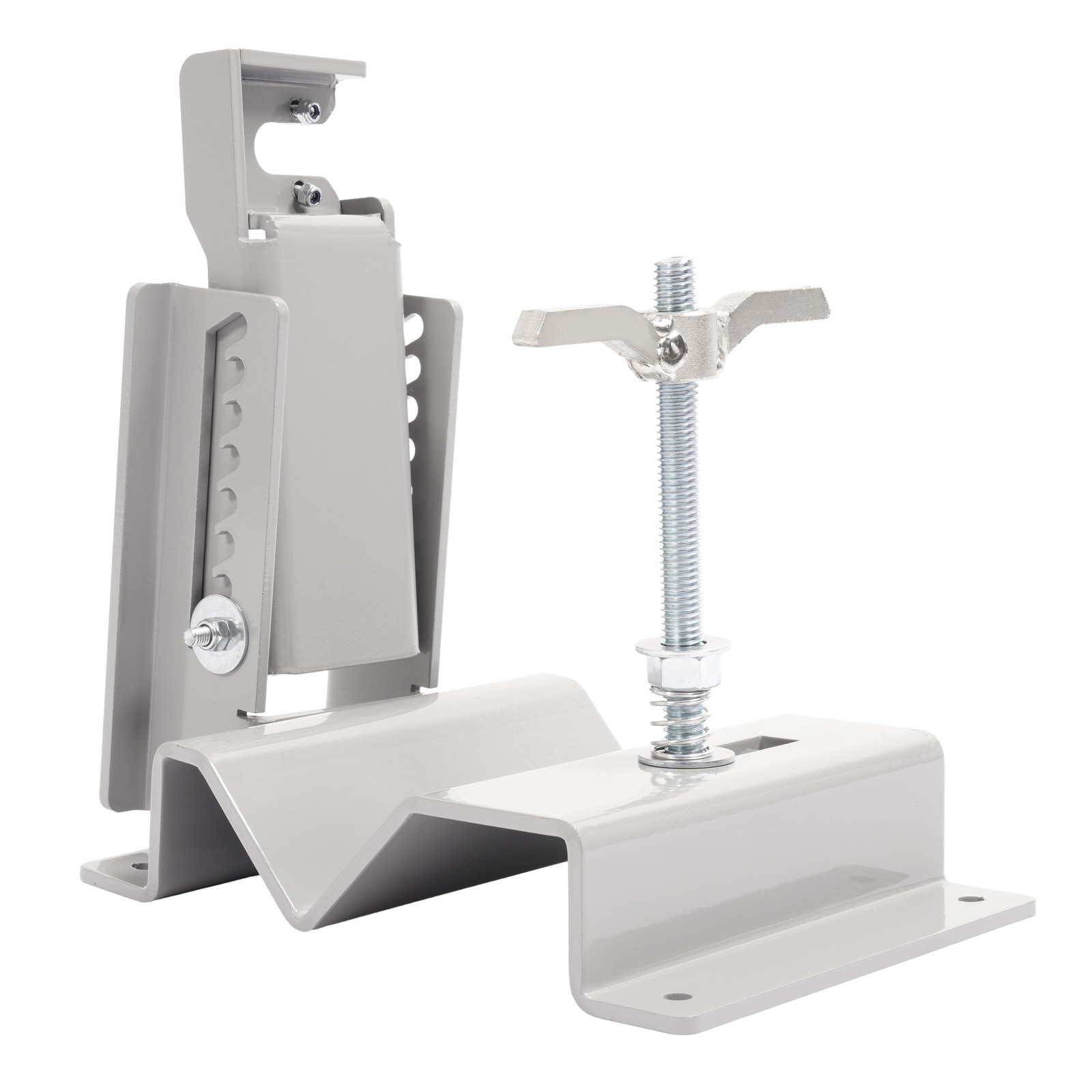 Log Lock 1-1/2" - 4-1/2" Logs Heavy Duty Log Holder Log Vice Steel Grey