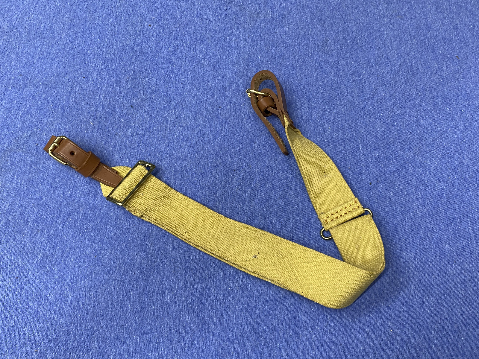 Canvas and Faux Leather web Rifle Shotgun Sling Hunting Safari