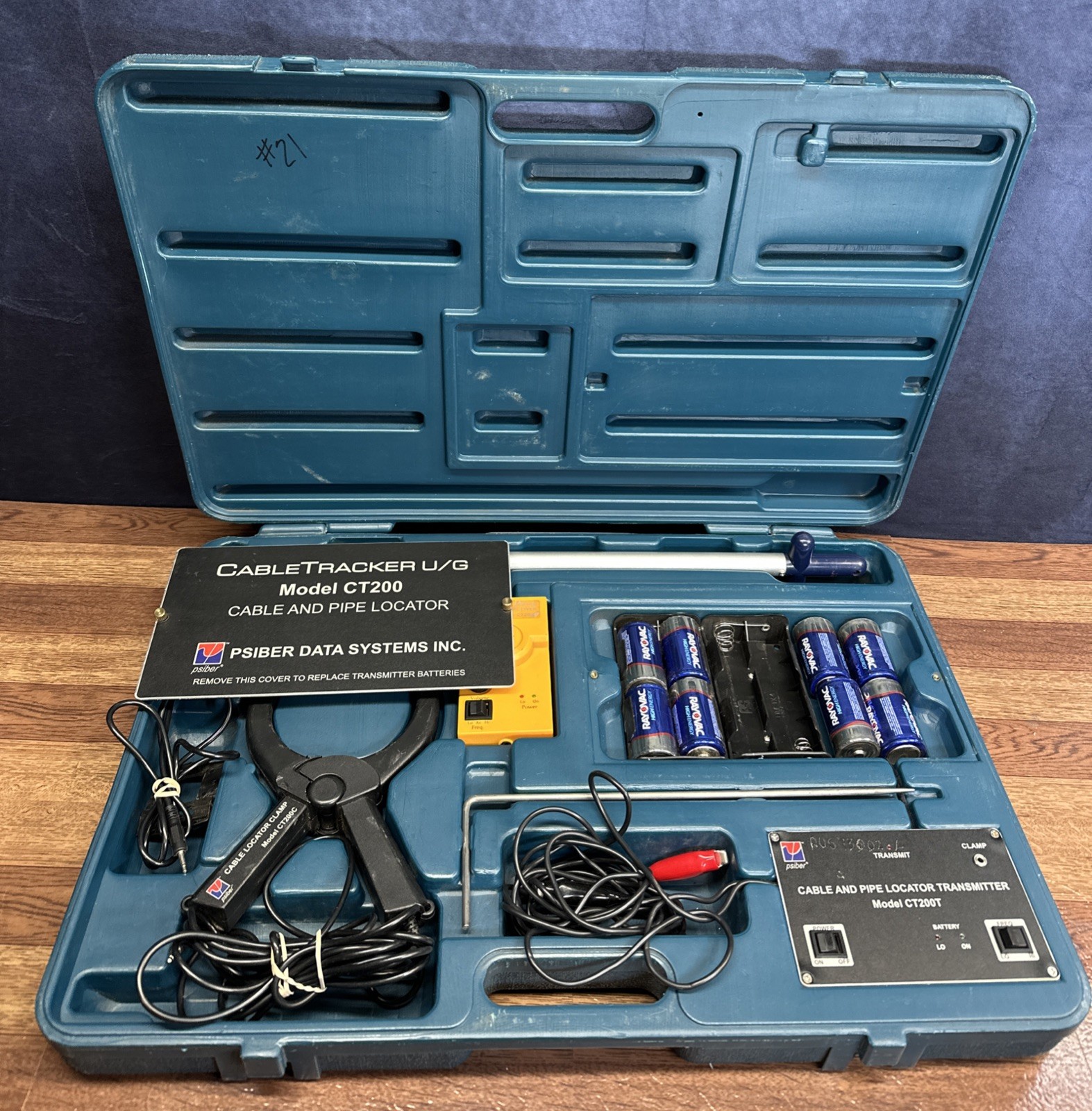 Psiber CT200 Data Systems Cable and Pipe Locating System