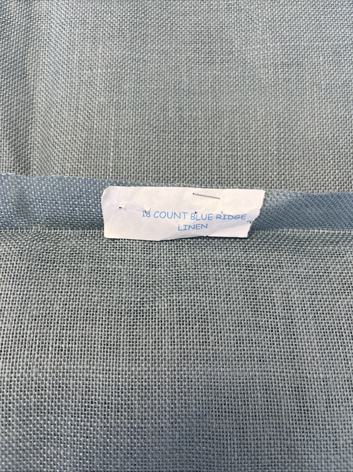 18 Count "Blue Ridge" Discontinued Linen DMC 926 ~ 20" x 31"