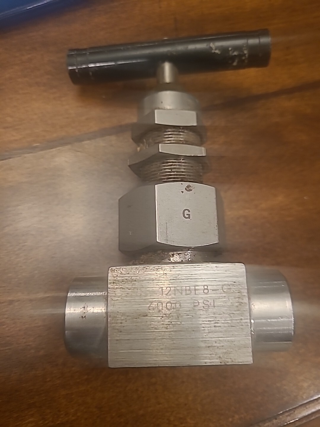 Swagelok SS-12NBF8 316 Stainless Steel Needle Valve 1/2in Tube Fitting Ball Stem