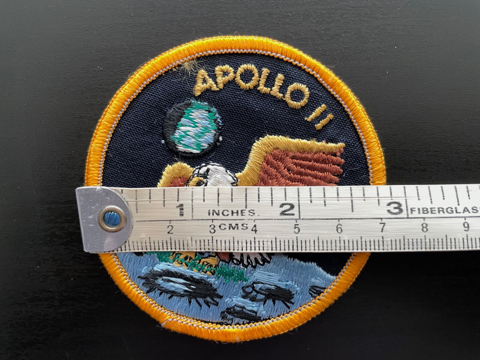 Authentic Vintage NASA Apollo II 2 Commemorative Eagle Embroidered Patch
