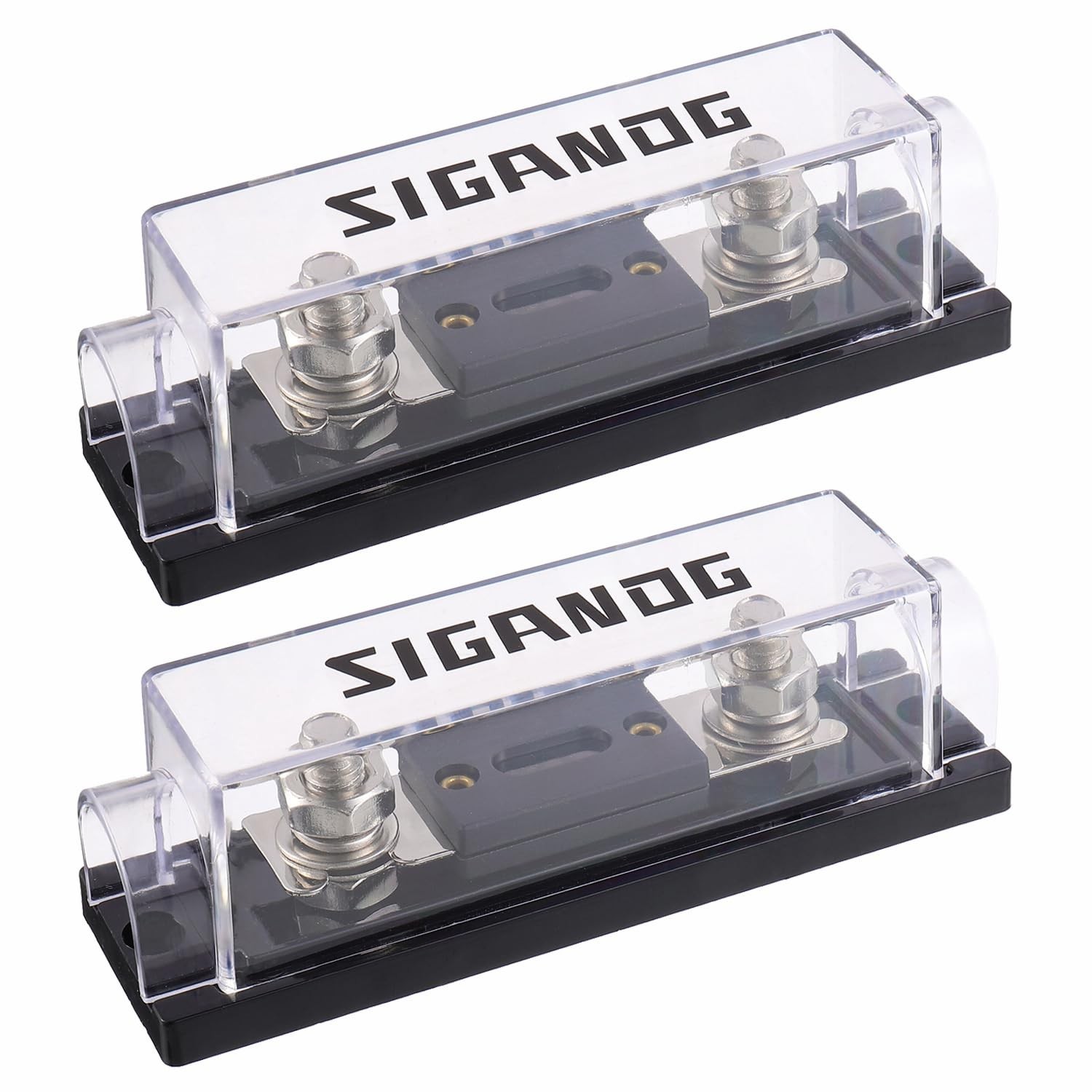 500 Amp ANL Fuse Holder 0/2/4 Gauge Fuse Block with 500A ANL Fuses for Car Au...