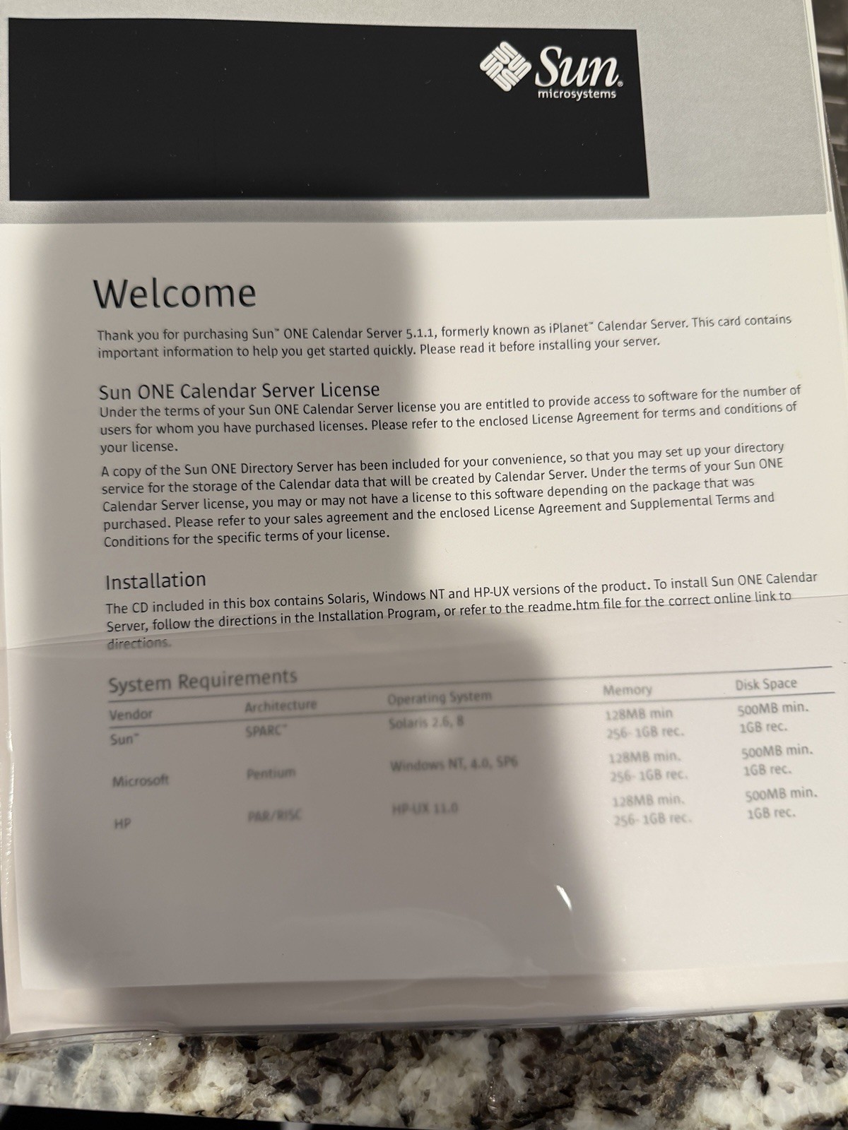 Sun Microsystems Solaris 9 Operating Environment Developer Software Kit