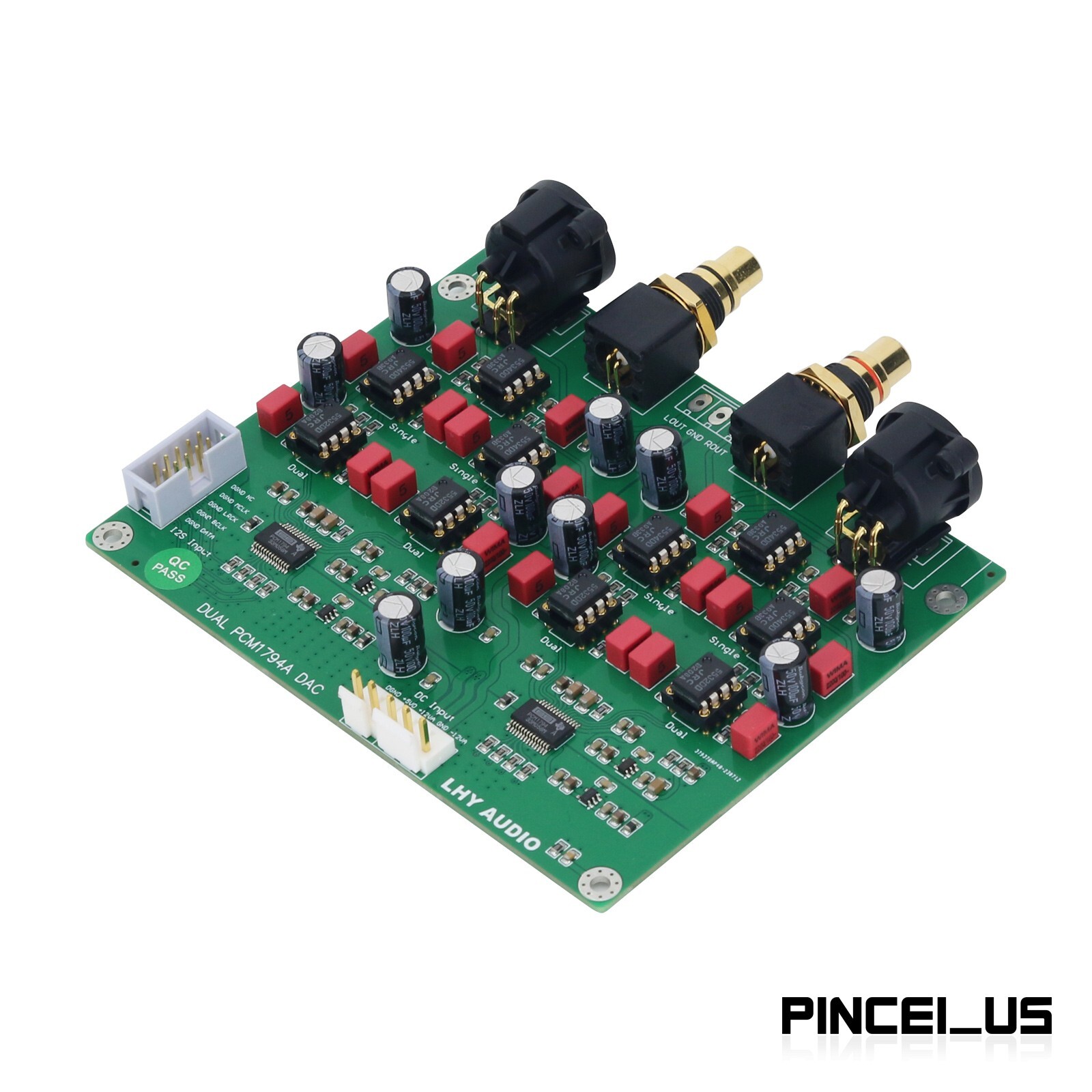 Dual Parallel PCM1794 PCM1794A Decoder DAC Balanced Decoder Board Assembled pe66