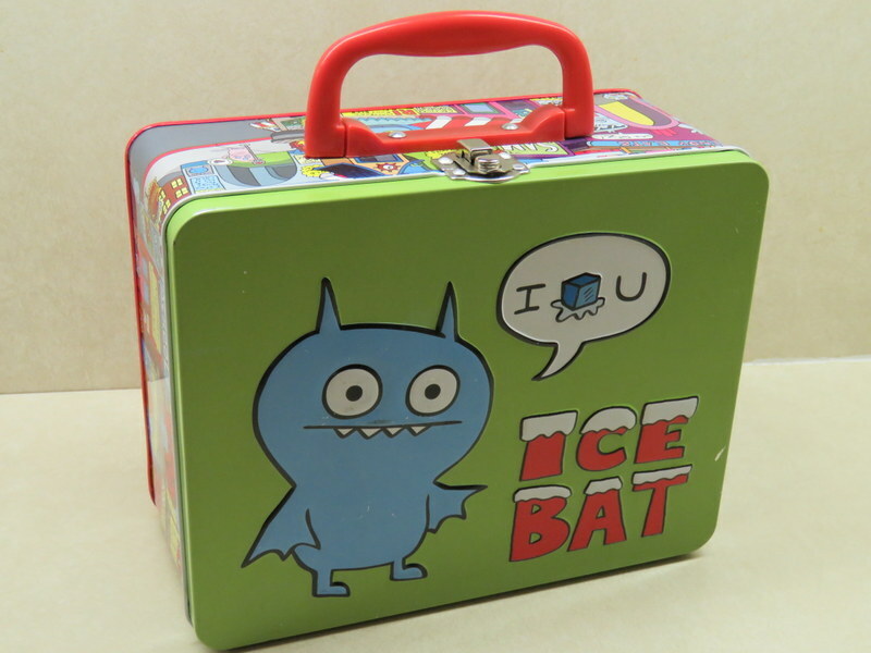 Cool Metal LUNCH BOX ~ UGLYDOLL Ice Bat Cartoon by Schylling 2010 ~ Collectible