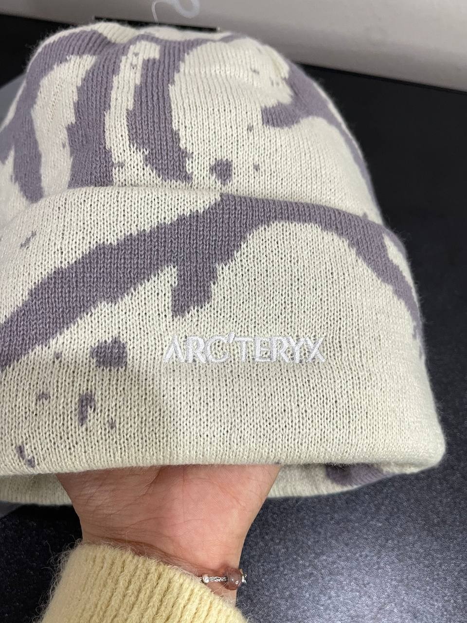 Arc'teryx Grotto Toque Beanie Cream Alpine Rose Unisex Winter Knit Hat NWT 2026