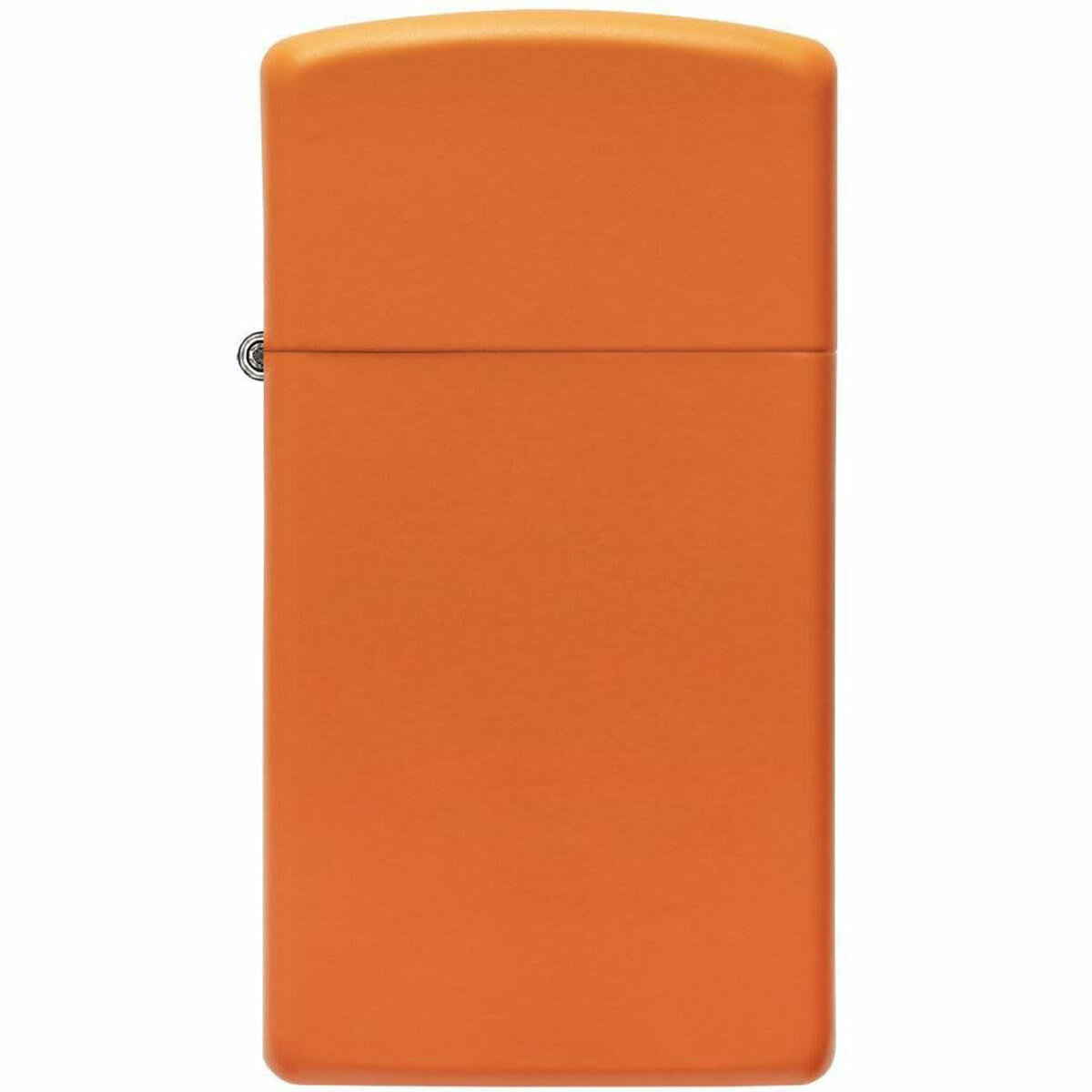 Zippo Windproof Lighter Slim Orange Matte Metal Construction Refillable 1631