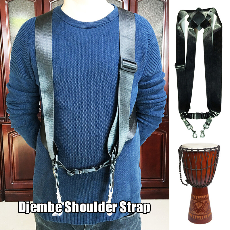 African Drum Shoulder Strap Snare Drum Waist Belt Percussion Instrument Props