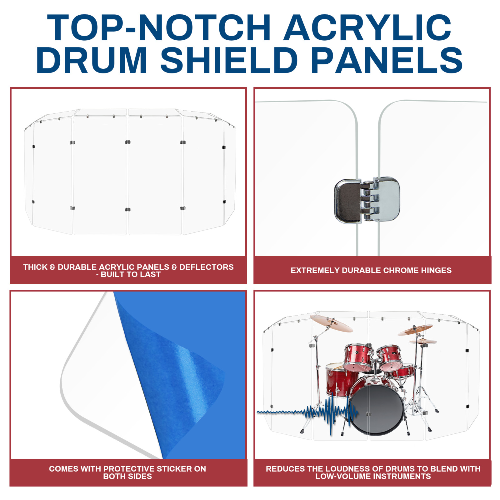 Drum Shields / Drum Screen / Drum shield DS5D