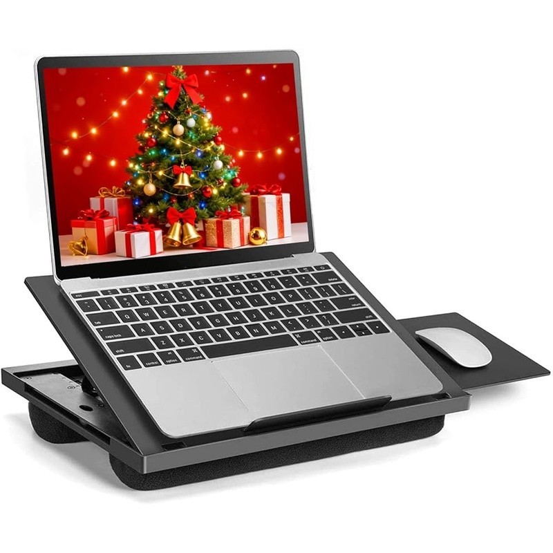 Adjustable Laptop Stand W/ Mouse Pad Portable Multifunctional Lap Desk Comfort