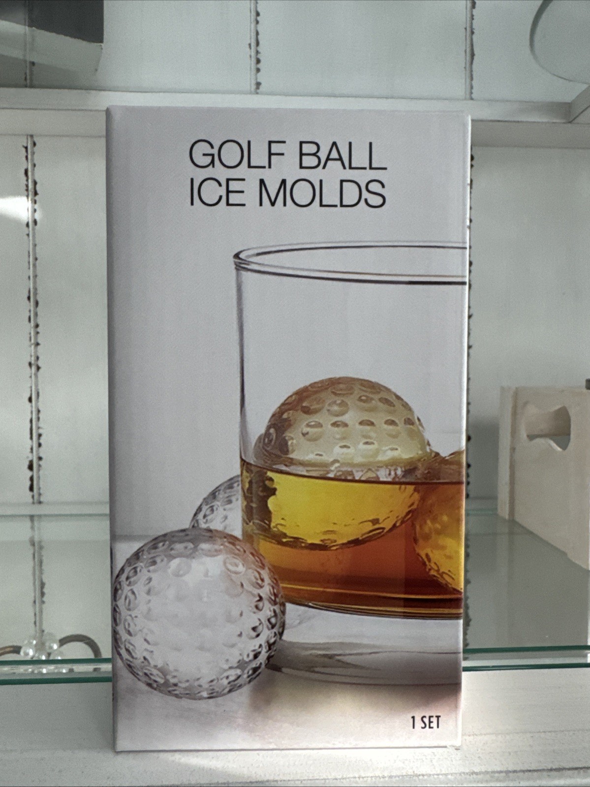 Brookstone Men's Golf Ball Ice Mold, NIB