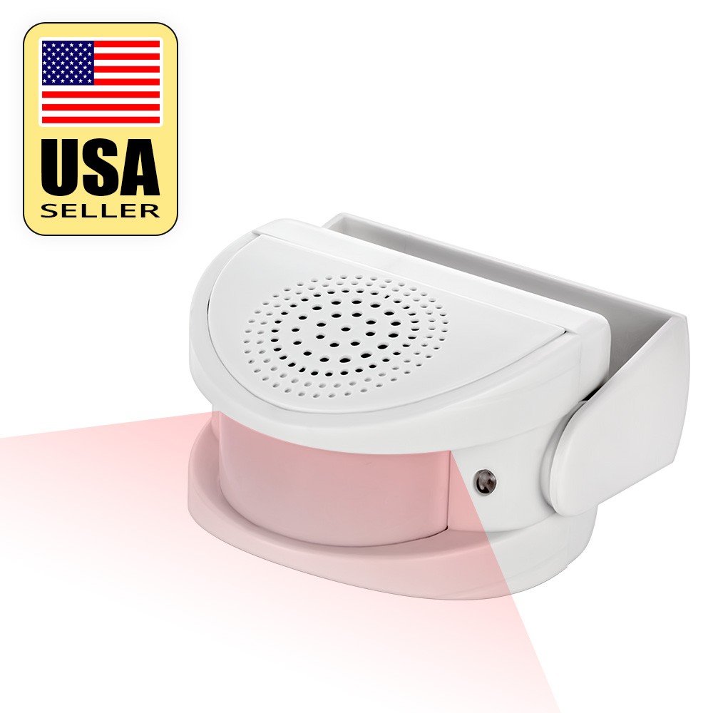 Wide Detection IR Bell Home Entrance Welcome Outdoor Safety Warning Bell