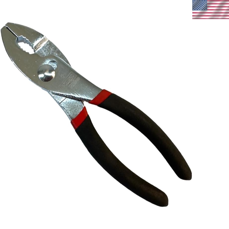 Heavy Duty 6" Slip Joint Pliers - Versatile Grip with Durable Carbon Steel