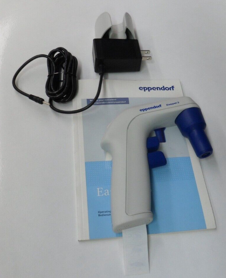 Eppendorf Easypet 3 Single Channel Electronic Pipette Charger and holder include
