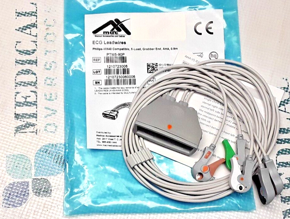 PTM5-90P M.A.C - 5-LEAD - GRABBER - AHA - 0.9m - PHILLIPS-MX40 COMPATIBLE - NEW