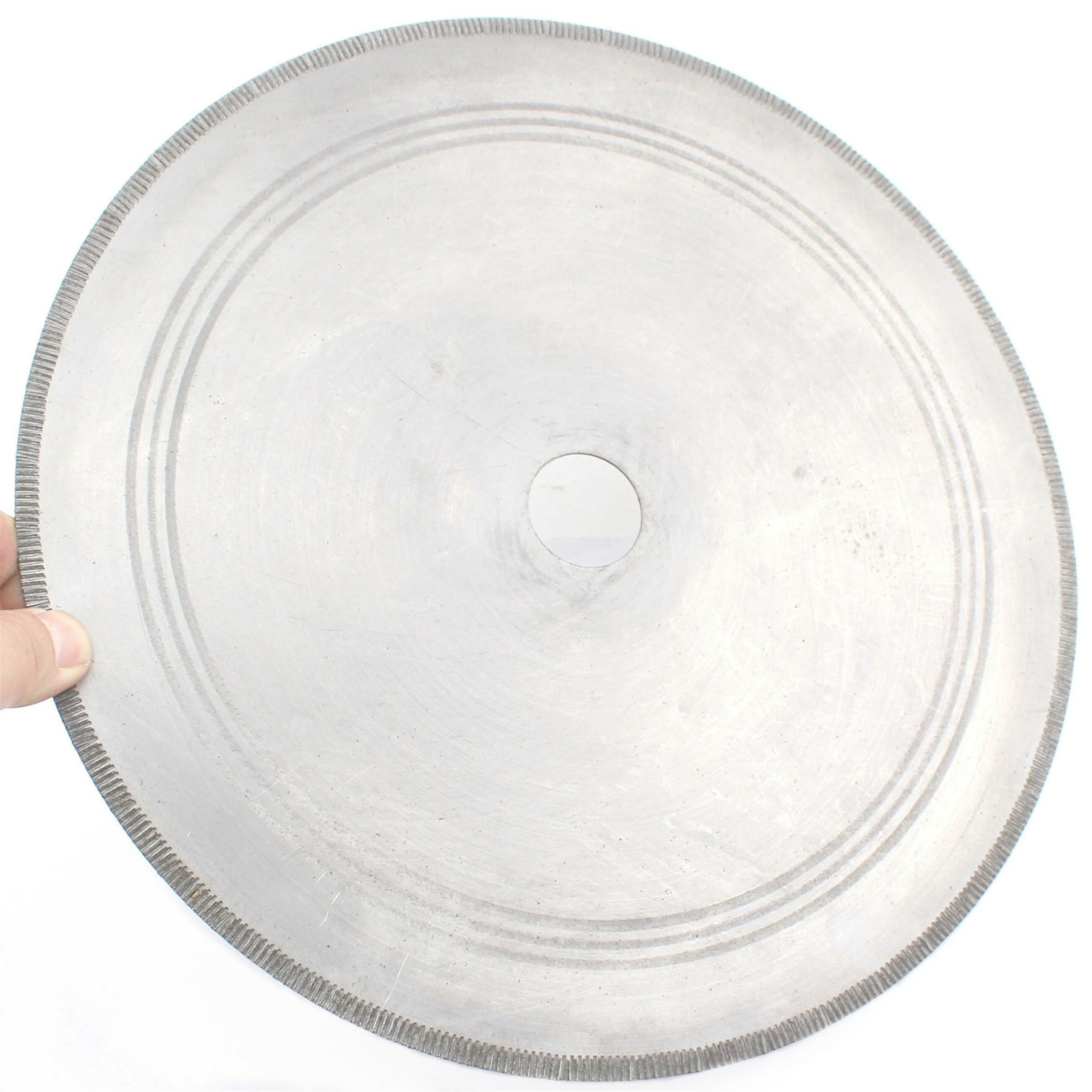 14" inch Notched Lapidary Diamond Saw Blade Rock Slab Arbor hole 1'' for Stones