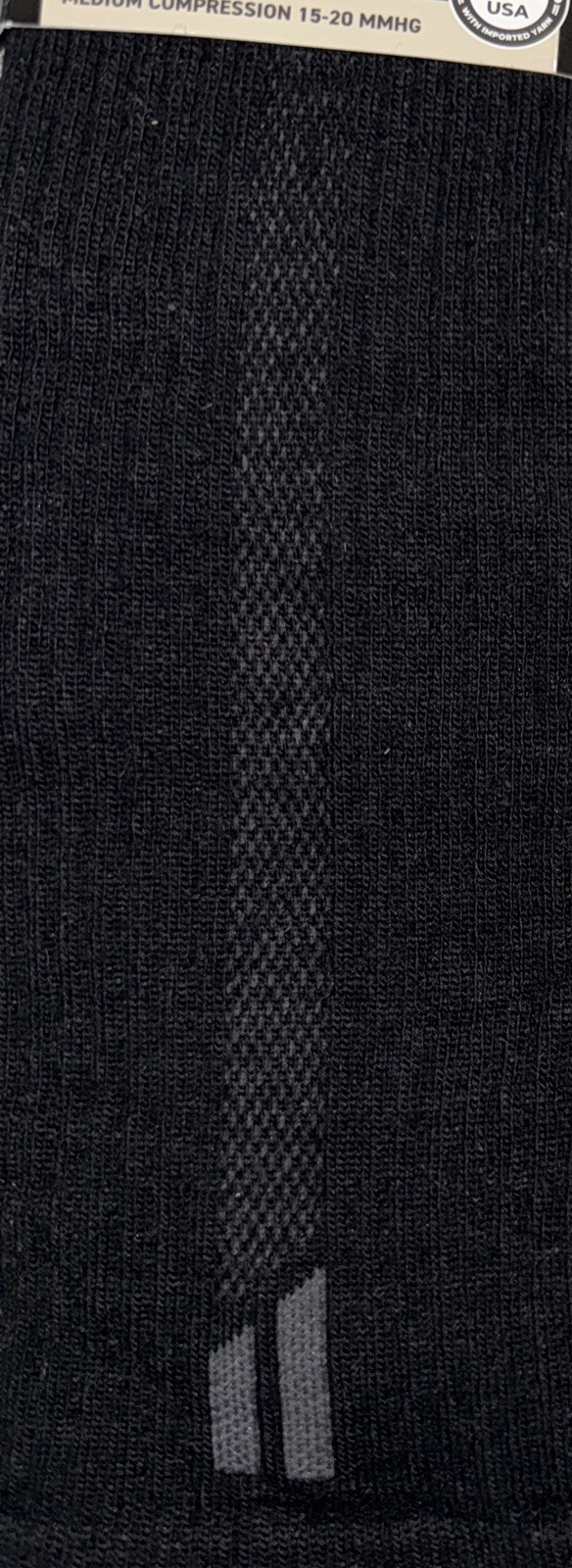 HOLLOW Performance Alpaca Compression Socks in Black - Size Medium