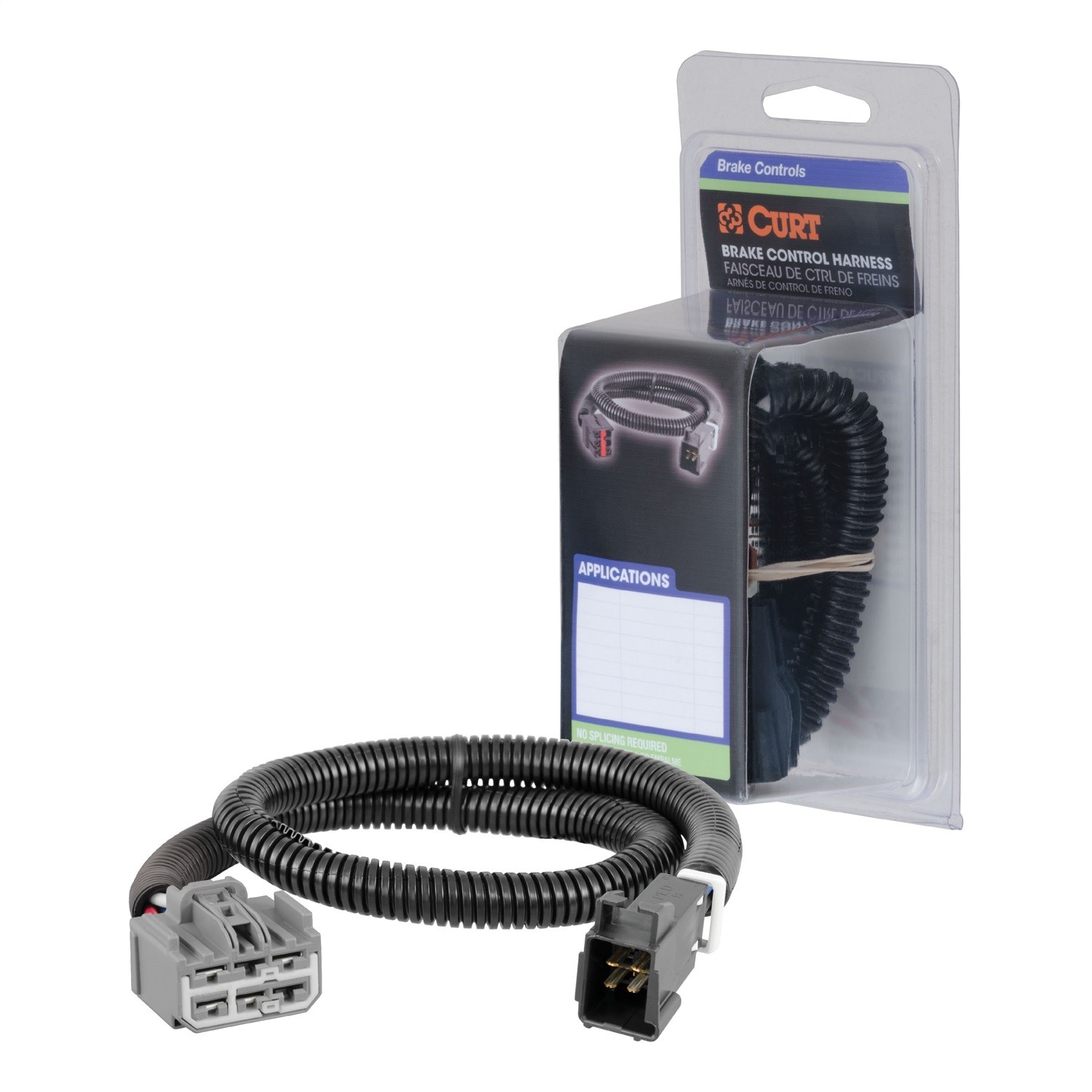 CURT 51423 Brake Controller Harness for Select Enclave, Acadia, Traverse (Pkgd)