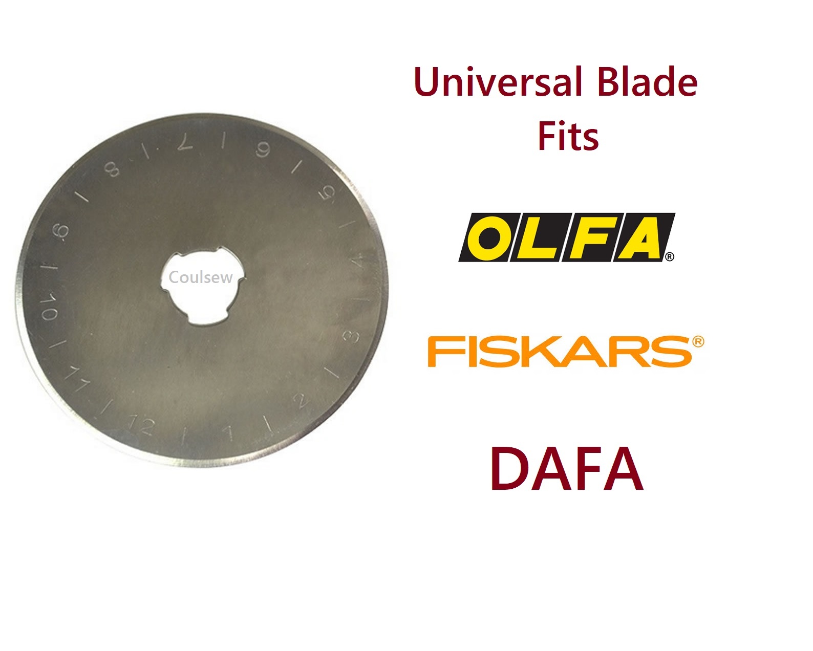 5 Rotary Cutter Spare Blade 45mm Professional Quality Steel compatible with DAFA