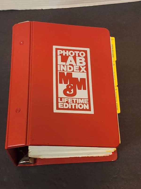 PHOTO LAB INDEX M & M LIFETIME 32ND 1974 EDITION BOOK OOP*