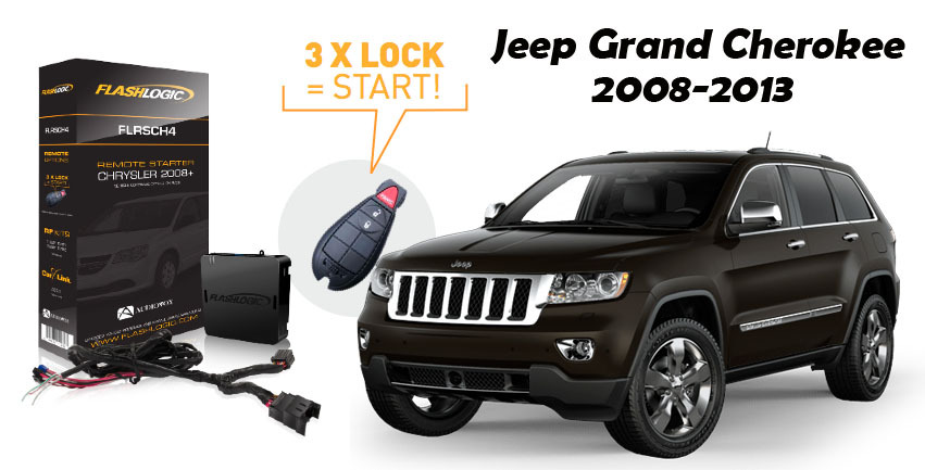 Flashlogic Add-On Remote Starter for Jeep Grand Cherokee 2013 Plug & Play