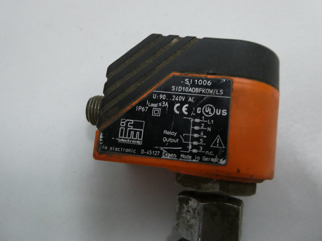 Ifm Electronic SI1006 Flow Sensor 90-240v-ac