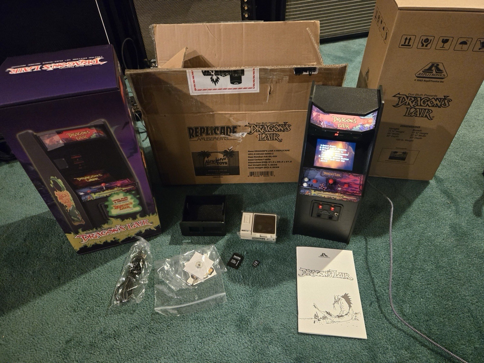 New Wave Toys Replicade Dragon's Lair - REPAIRED IN 2024 BY NEW WAVE TOYS