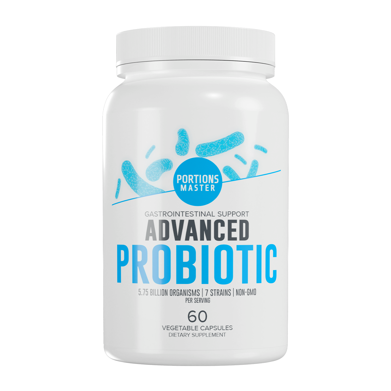 Portions Master Advanced Probiotic 5.75 Billion Organisms - 60ct