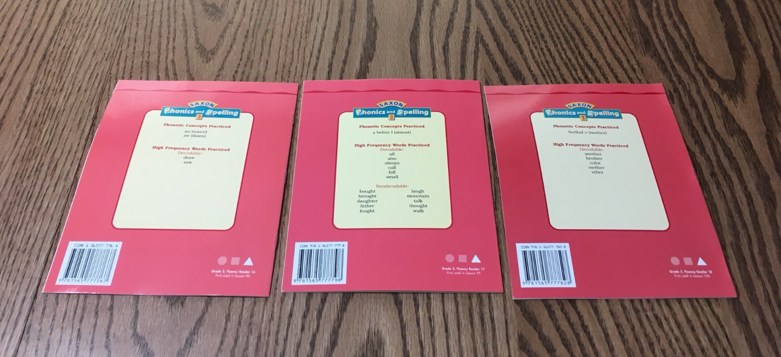 SAXON PHONICS & SPELLING / GRADE 2 / FLUENCY READERS LEVEL C / 26 TITLES