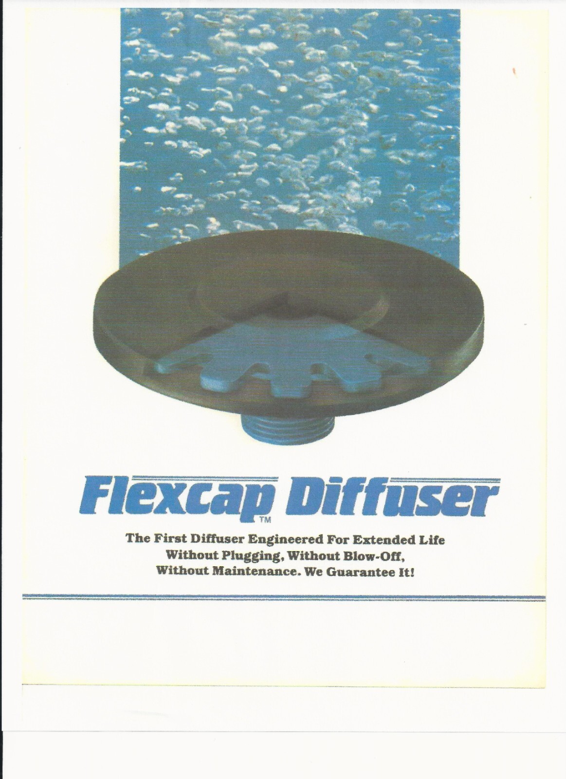 Coarse Bubble Diffuser, 3/8 inch throat