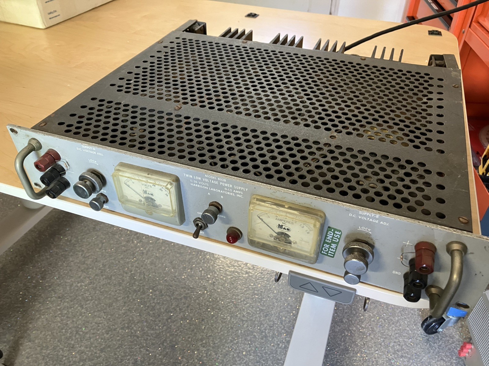 Harrison Laboratories 802B Twin Low Voltage Power Supply