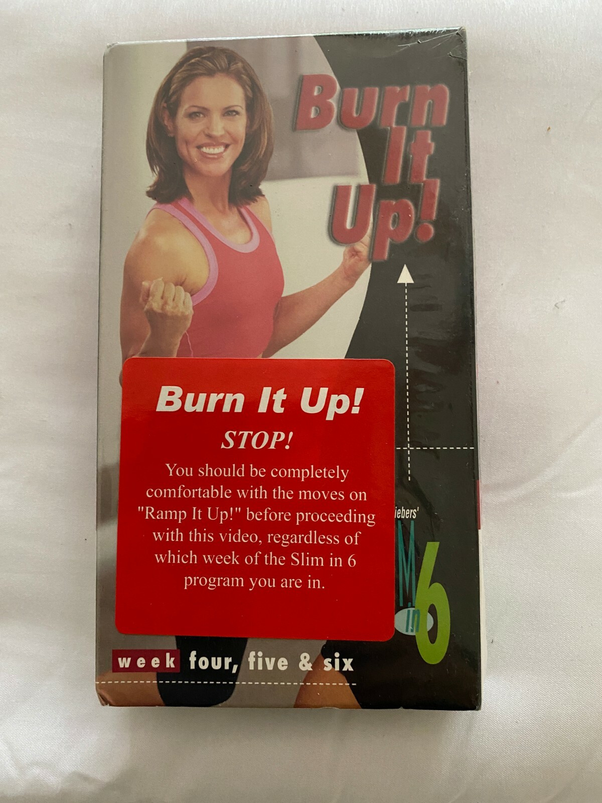 Debbie Seibers SLIM IN 6 BURN IT UP! PHASE 3 Beachbody - VHS TAPE NEW SEALED
