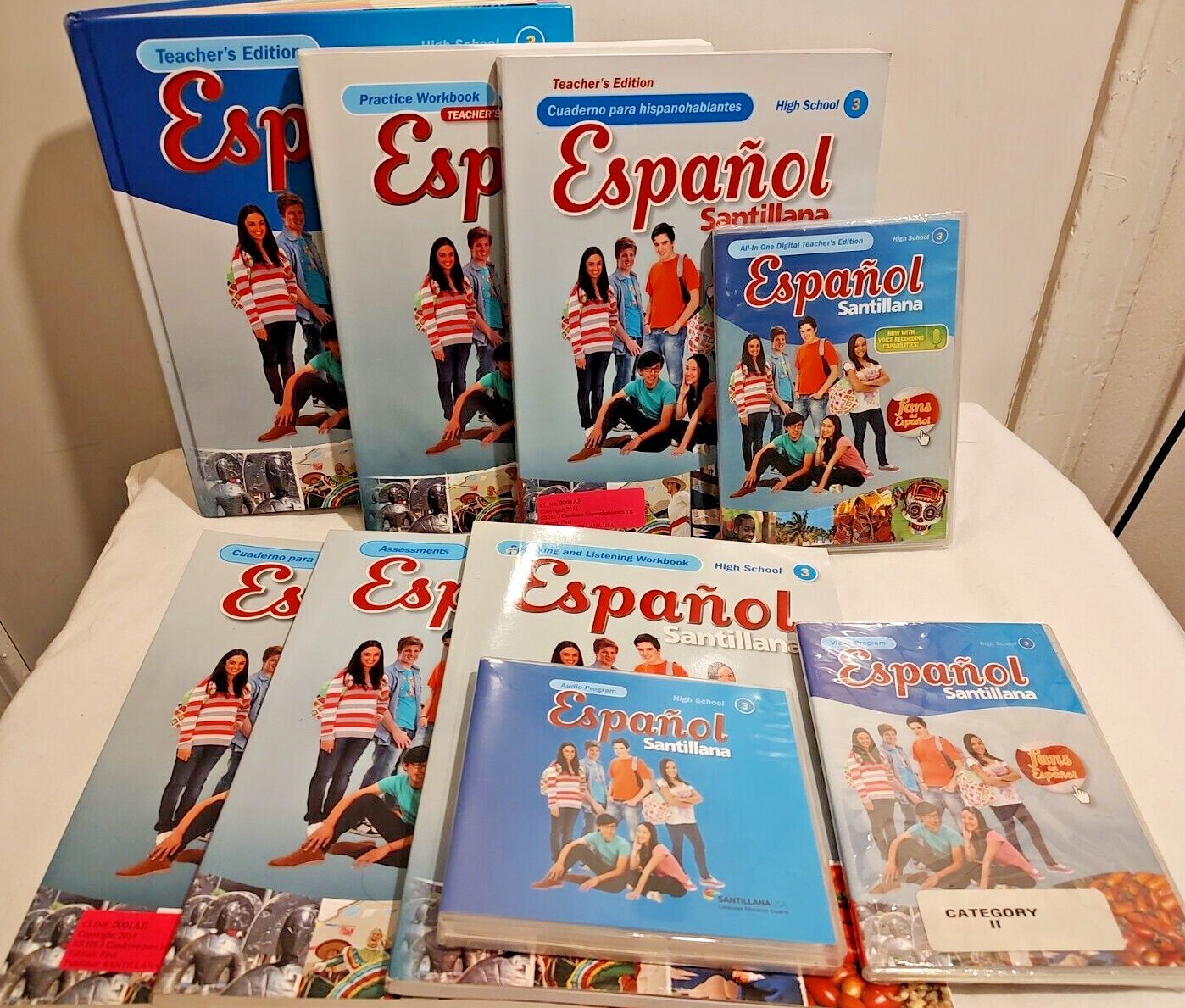 Espanol Santillana High School 3 Workbooks, Audio CDs, Teacher - Select Option