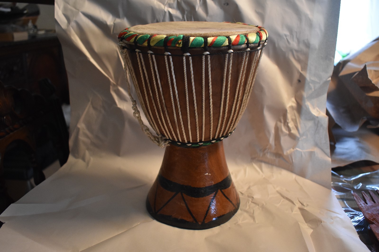 D'Jembe Drum    African Drum  11 inch tall   BONGO DRUM