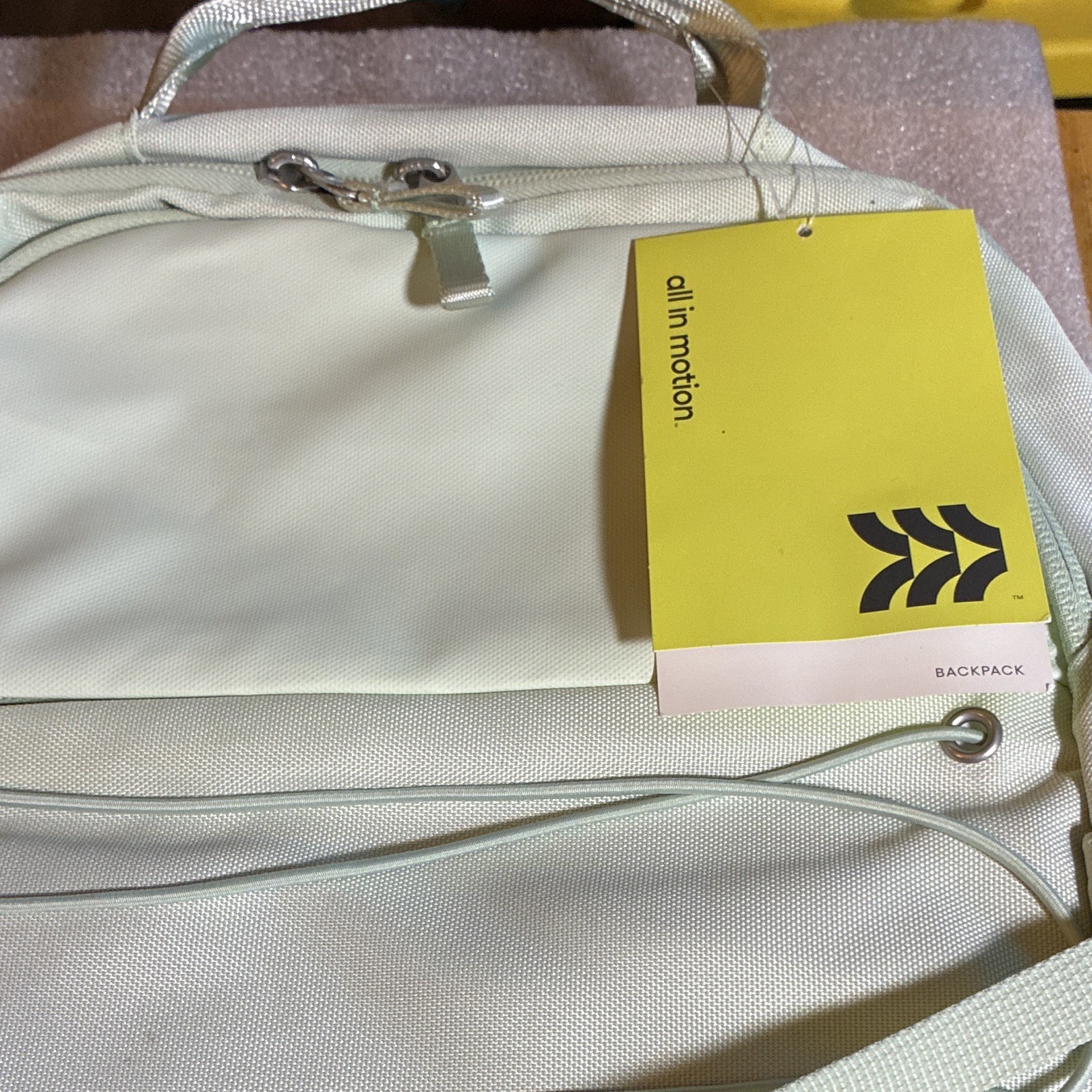 All in Motion Gray Zip Backpack Model Backpack,