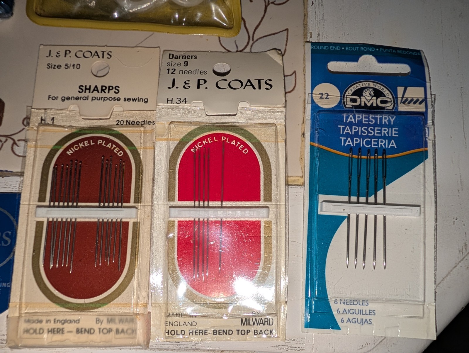 Lot Of Knitting & Crocheting Needles Vintage Boye Chiaogoo Clover & More