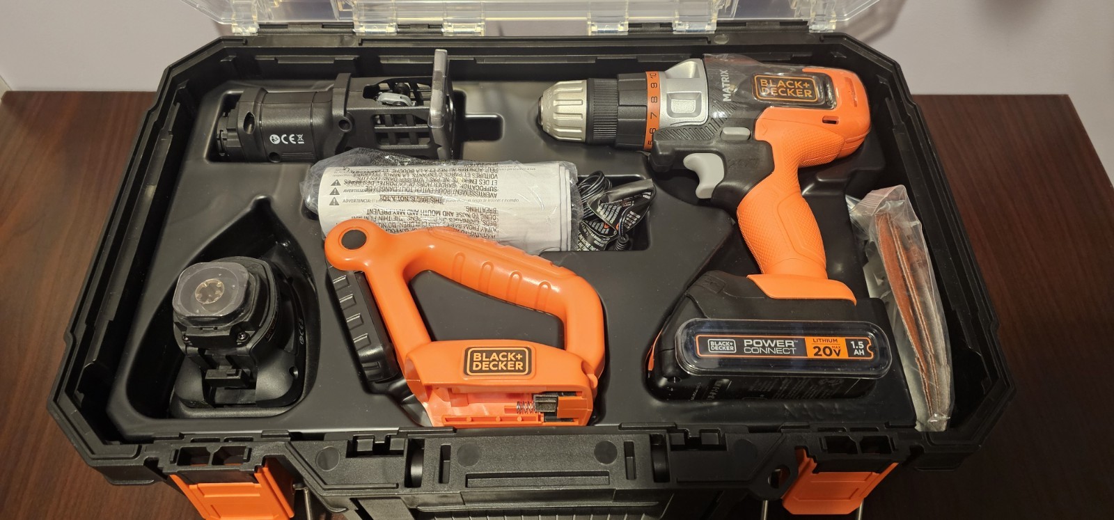 BLACK+DECKER 20V Matrix Drill 4 Kit - BDCDMT1204KITC1