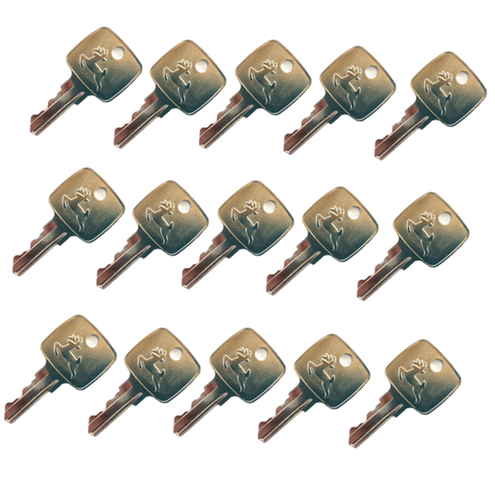 (15 keys)For John Deere Loaders Tractors Backhoes AR51481 R45361 AT195302