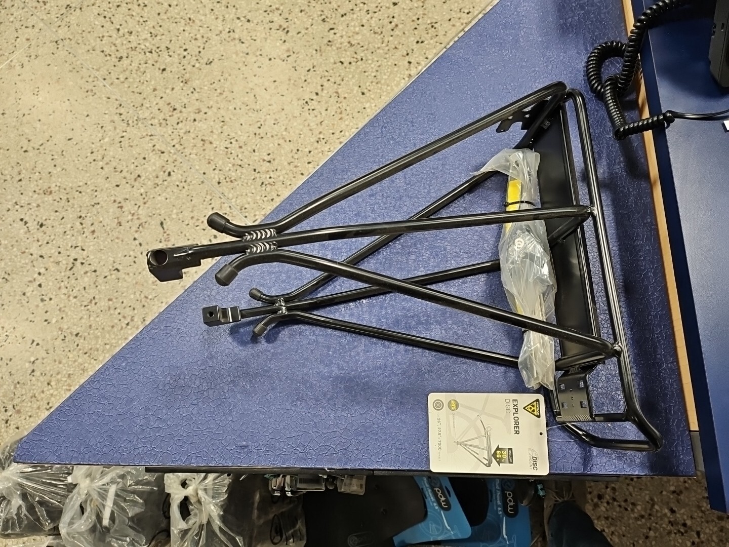 Topeak Explorer Tubular Pedal Bike Rack With Disc Mounts No Spring TA2035-B