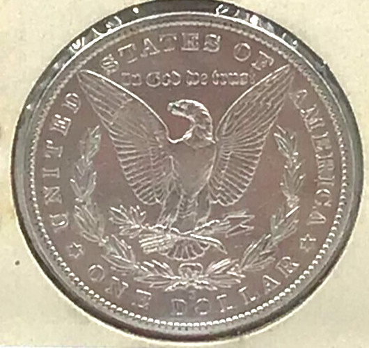 1890-S Silver Morgan Dollar Extra Fine-About Uncirculated