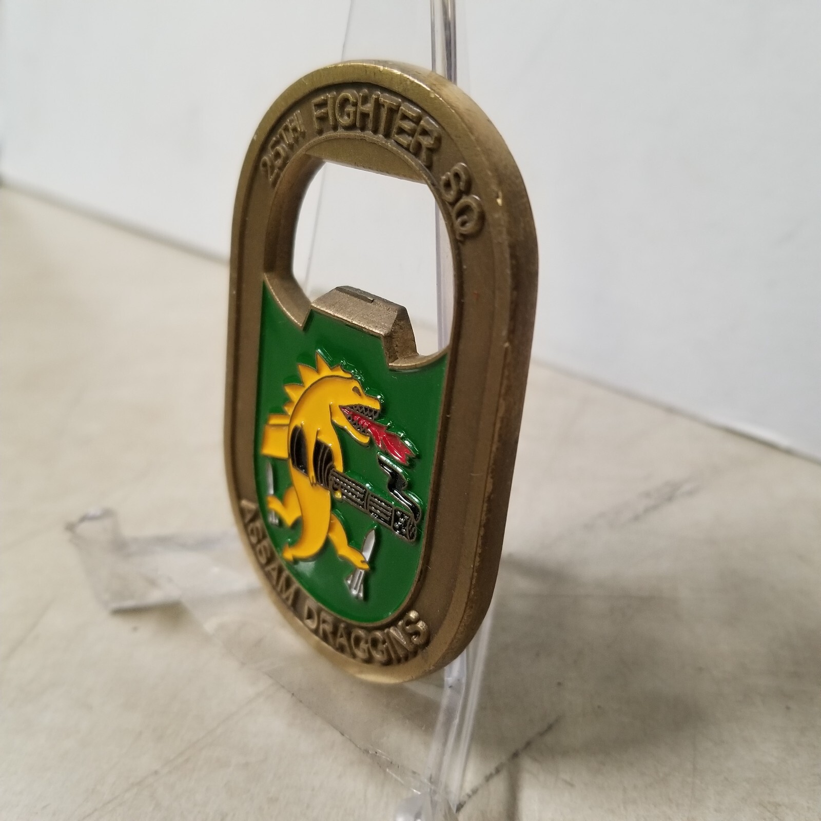 25th Fighter SQ ASSAM Draggins Challenge Coin