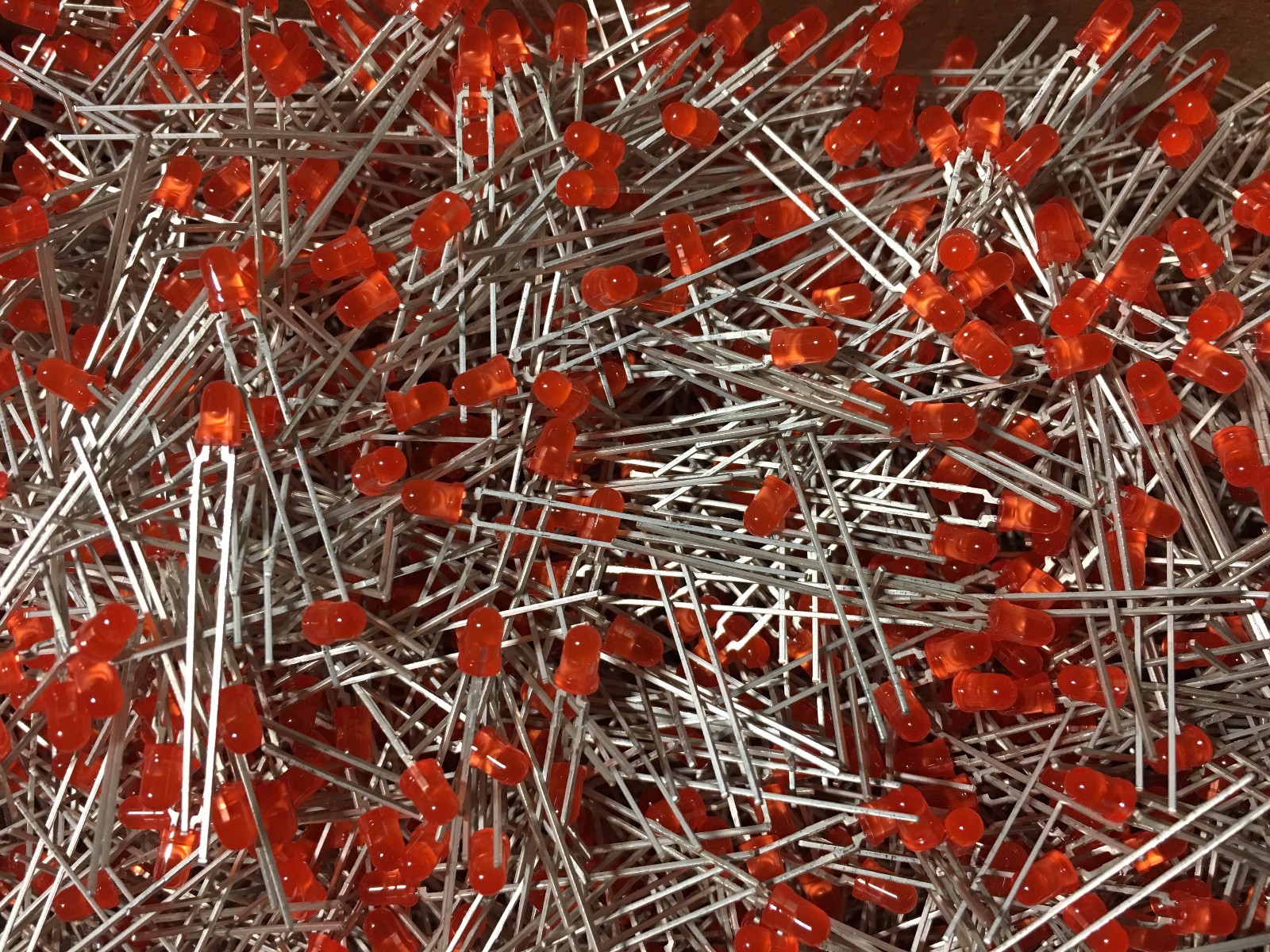50 PCS OSRAM 3mm Orange LED Through Hole Diffused 587nm 71mcd ORIGINAL OEM PARTS